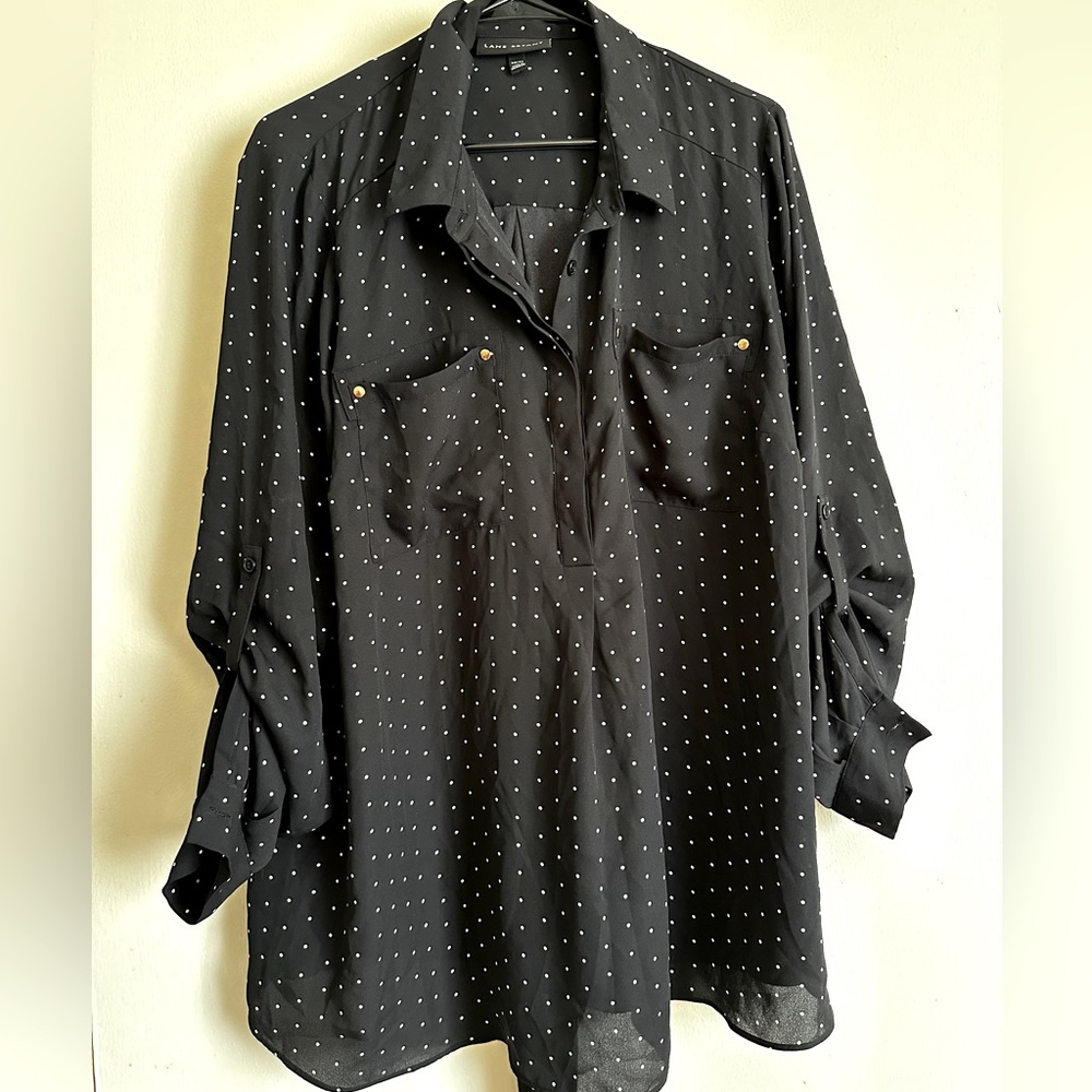 Black Polka Dot Shirt